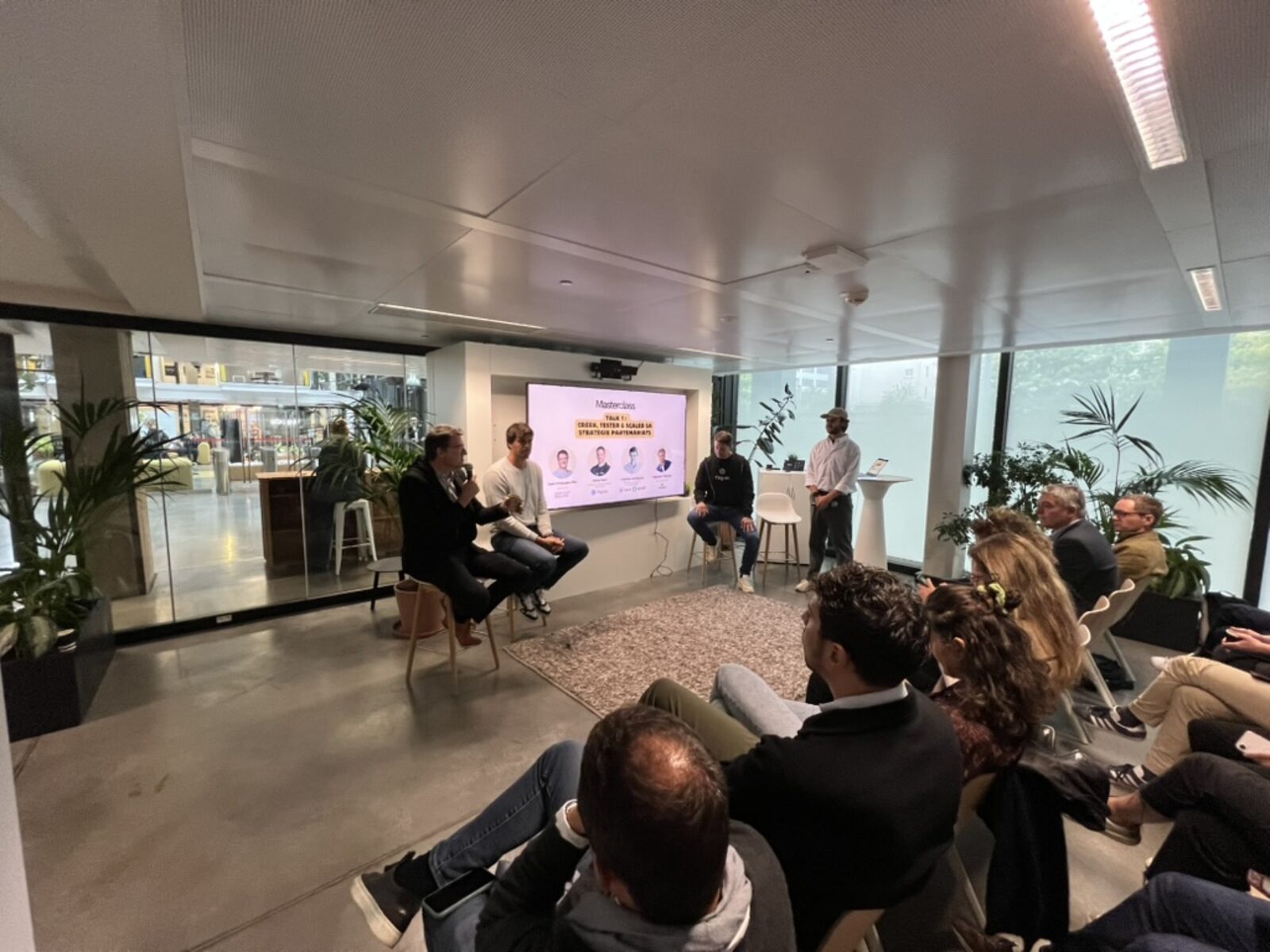 Workshop Partnership Club à Station F — panel + public